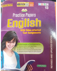 Evergreen  Practice Paper English- 10 CBSE Board